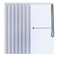 Strona obsługi po prawej, strona pakietu po lewej