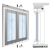 W niszy (montaż sufitowy)