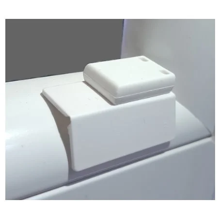 Płyta klejąca z przegubem (bez wiercenia) * tylko do prostokątnych listew szklanych