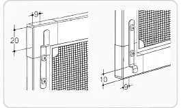 Montaż na oknach PVC za pomocą haka Z (bez wiercenia)