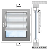 na ramie okiennej (z wierceniem)