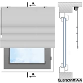 Przed niszą (montaż sufitowy)