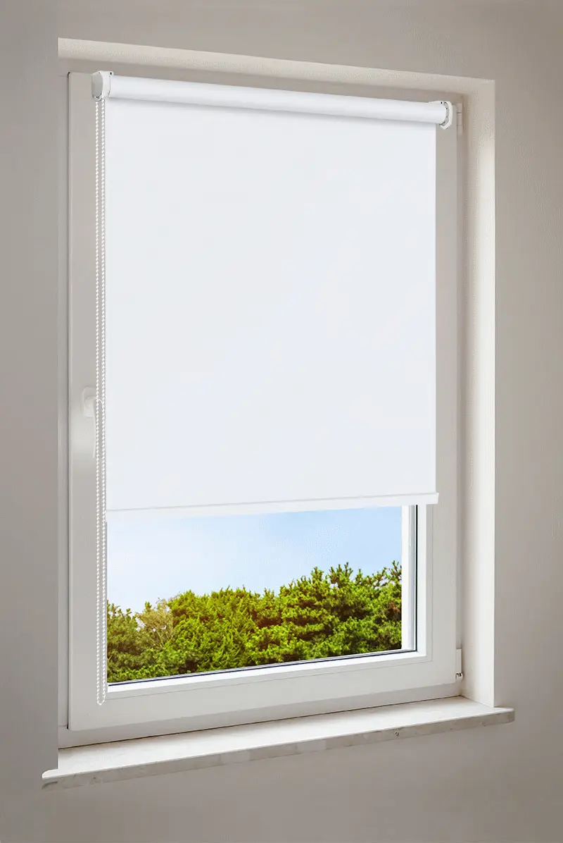 Roleta Srebrno-biała | zaciemniająca