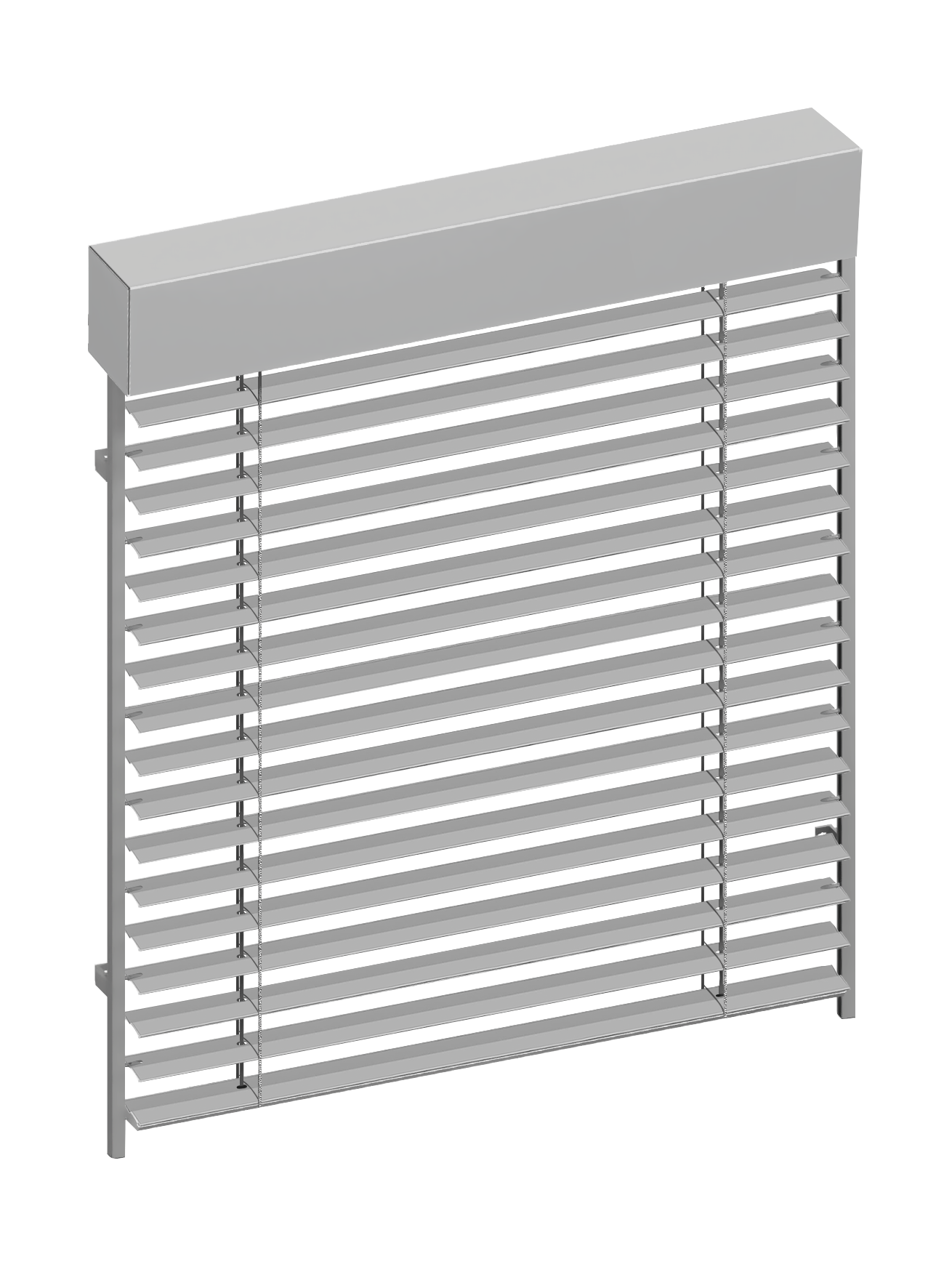 Aussenjalousie Z90 Srebrny | RAL9006