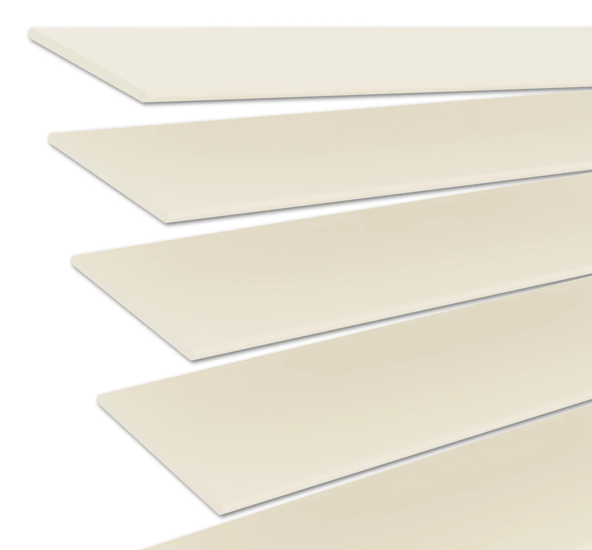 Lamela drewniana wzór kremowy / beżowy 50 mm | JH053