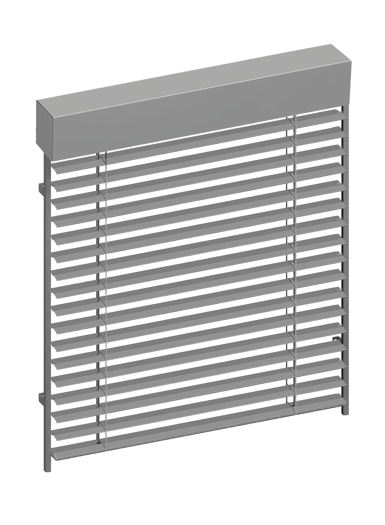 Aussenjalousie Z90 Szary srebrny | RAL9007