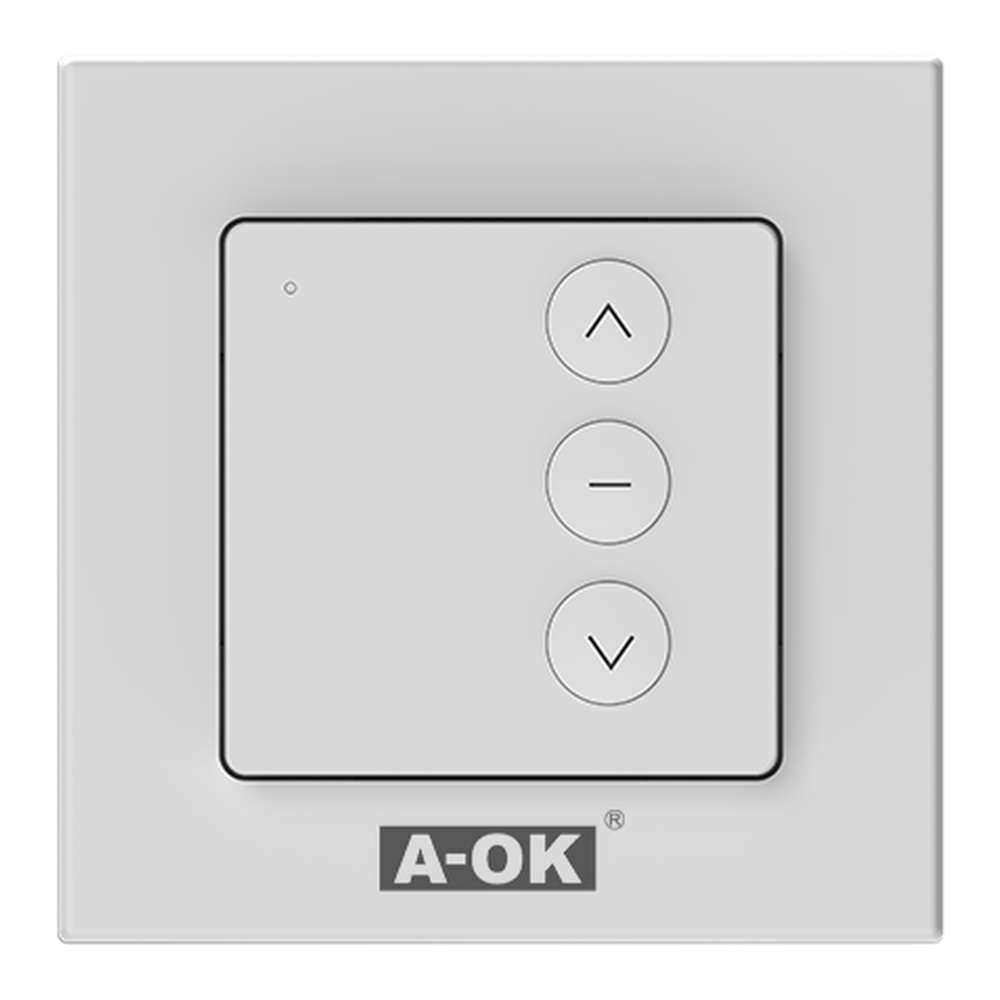 A-OK AC159-01 – 1-kanałowy pilot ścienny, biały