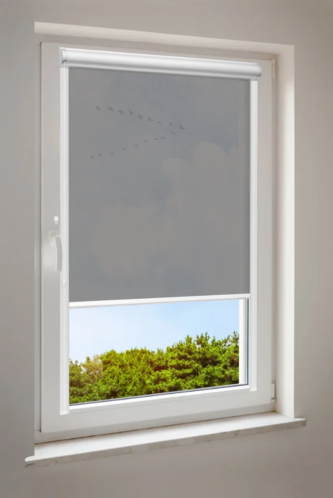 Mini roleta półprzezroczysta (bez wiercenia)