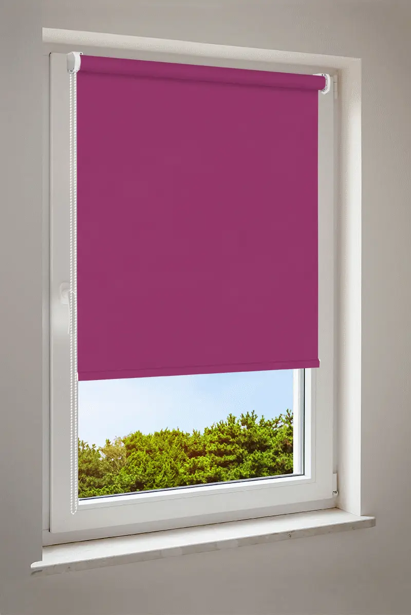 Roleta Głęboki Róż | półprzezroczysta